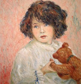 "Girl with the little bear" Private collection Miami. US