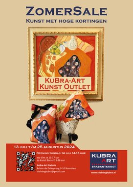 Pierre van Dijk  bij KuBra-Art Kunst Outlet 2024 in Rosmalen Nederland  van  13 Juli t/m 25 Aug. '24